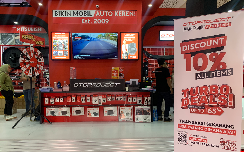 Mau Pasang Aksesori Mobil? Otoproject Lagi Kasih Diskon Sampai 65 Persen, Cuma di IIMS 2025!