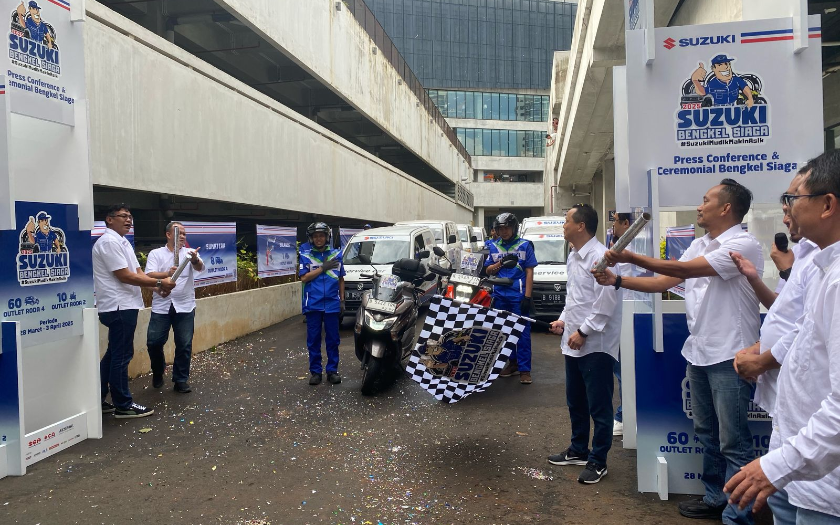Suzuki Siapkan Bengkel Siaga Siap 24 Jam, Mudik Makin Asyik dengan Total 70 Outlet 