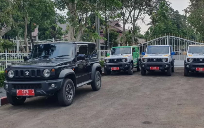 Suzuki Jimny Dinas Bikin Heboh di Bogor, Akhirnya Dipakai Patroli Satpol PP dan Dishub