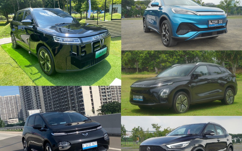 Komparasi Jaecoo J5 EV, BYD Atto 3, Chery Omoda E5, MG ZS EV dan Wuling Cloud EV, Murah Apakah Paling Unggul?