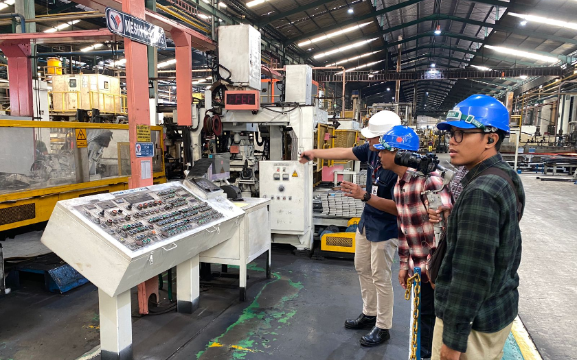 Kunjungan ke Pabrik Indospring Group, Melihat Langsung Pembuatan Per, Coil Spring sampai Kampas Rem 