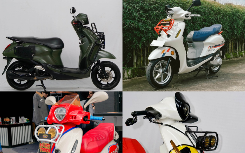Tren Modifikasi Yamaha Grand Filano Hybrid, Cocok buat Jiwa Muda dan Ingin Tampil Beda