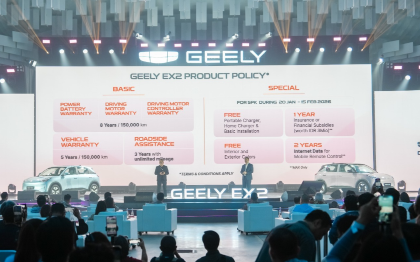 Mobil Listrik Idaman, Geely EX2 Cuma Rp 200 Jutaan, Gratis Home Charger dan Garansi Baterai 8 Tahun