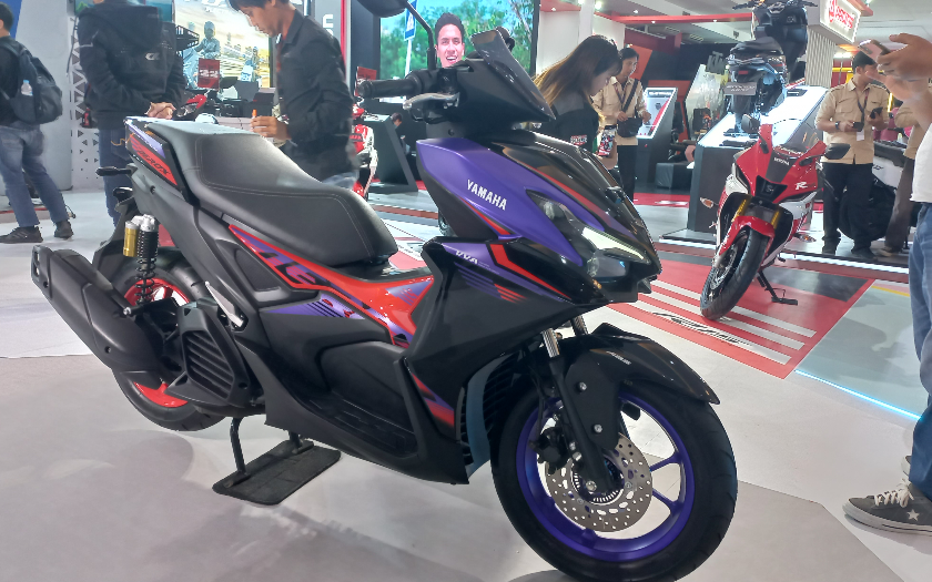 Spesial Yamaha Aerox Alpha Turbo Warna Prima Pramac Yamaha MotoGP di IIMS 2026