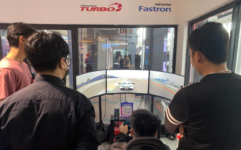 Rasakan Sensasi Balap MotoGP & Lamborghini di Pertamax Garage IIMS 2026