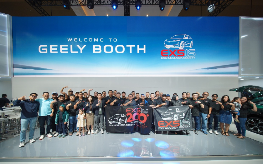 Komunitas EX5IS Kunjungi Booth Geely di IIMS 2026, Hadirkan Pengalaman Berkendara Lebih Personal