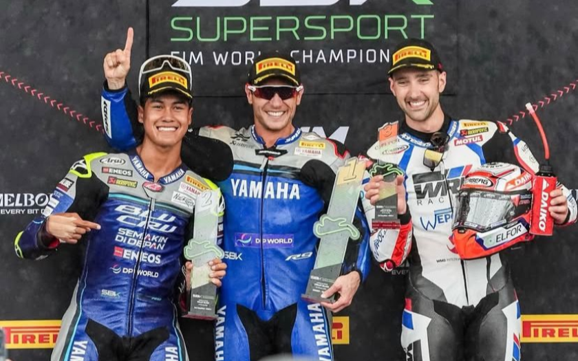 Aldi Mahendra Raih Podium ke-2 di Phillip Island, Kecerdikan Pilih Ban di WorldSSP 2026