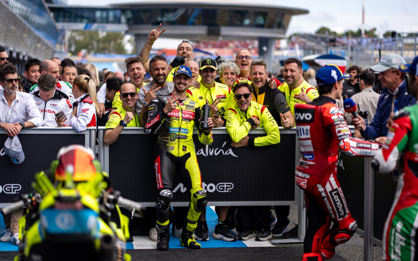 Di Giannantonio Menggila di Jerez, Pertamina Enduro VR46 Tembus Tiga Besar Klasemen