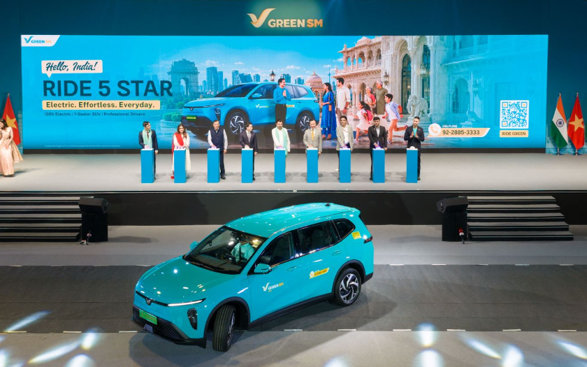 Dapat Sorotan di Indonesia, Taksi Green SM Kini Hadir di India, Pakai VinFast MPV 7