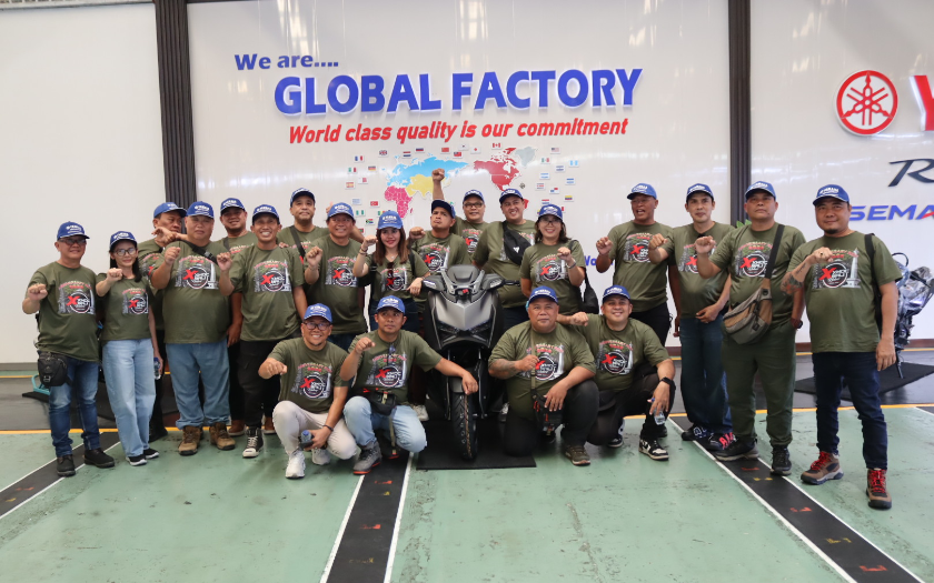 Factory Visit Yamaha, XMAX Owners Community Bali Intip Standar Produksi Berkelas Global
