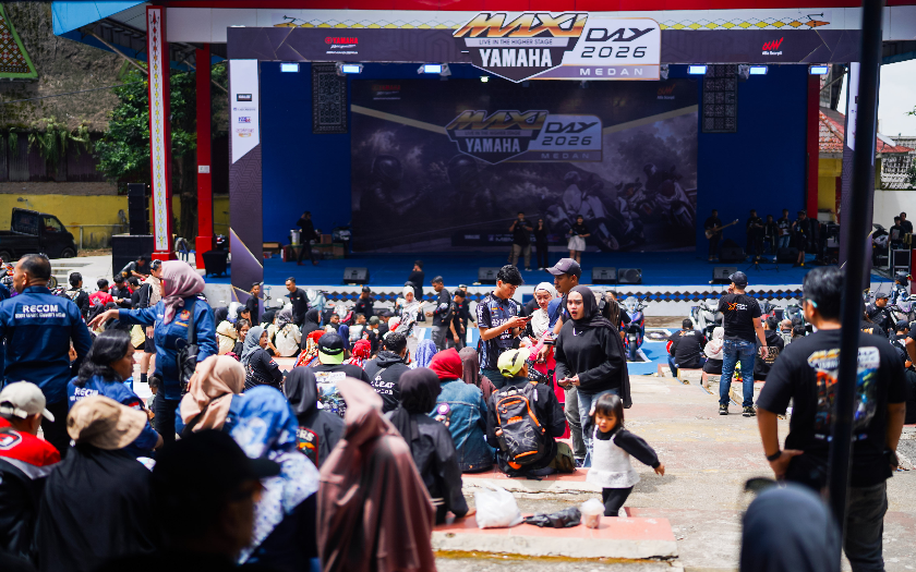 Pecah! Lebih dari 3.000 Bikers Padati MAXI Yamaha Day 2026 di Berastagi