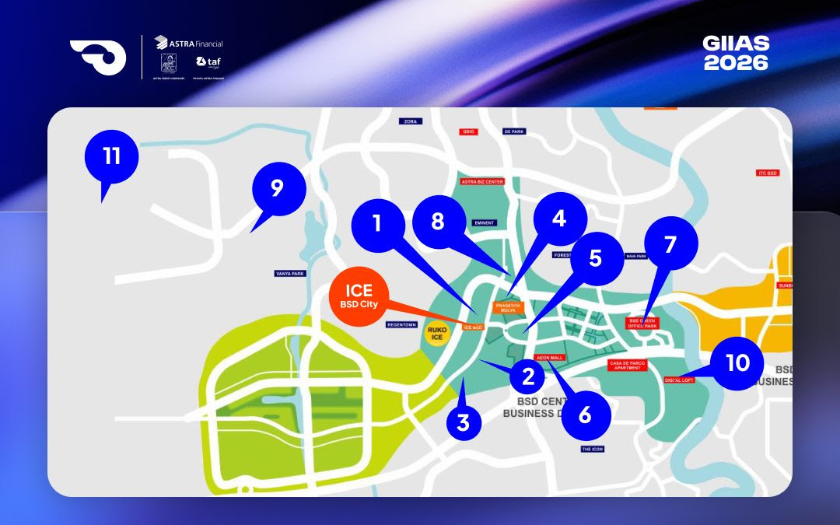 Niat Mau ke GIIAS 2026? Ini Kantong Parkir, Akses Tol dan Transportasi Umum Menuju Lokasi