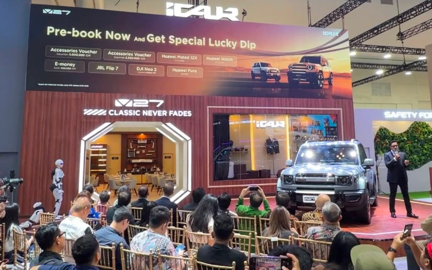 Pre- book iCAR V27 REEV di GIIAS 2026, Dapat Voucher Aksesori Rp 5 juta dan Hadiah Langsung