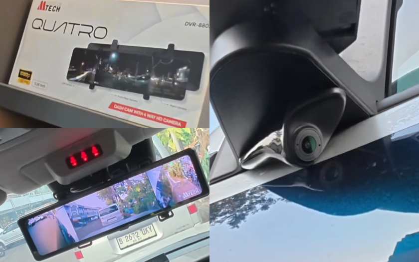 Mobile Tech Quatro, DVR Dashcam 4 Kamera yang Bisa Jadi Alternatif Kamera 360