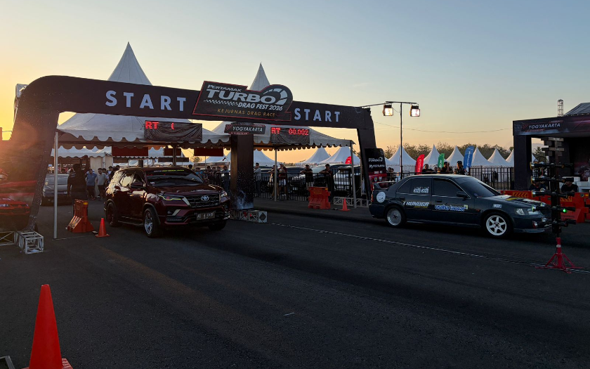 Potret Kemeriahan Pertamax Turbo Drag Fest 2026 yang Mengguncang Yogyakarta