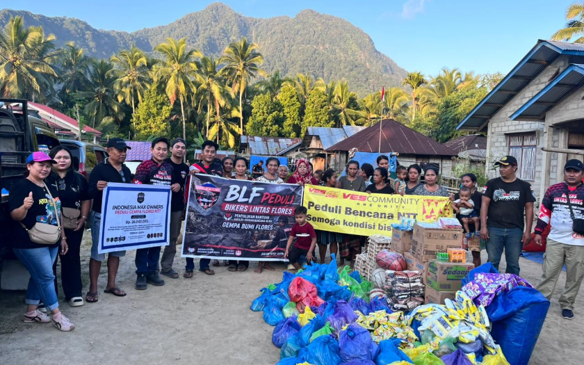 Berbela Rasa, Indonesia Max Owners Bantu Korban Gempa Bumi NTT