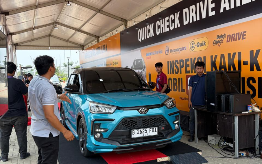 Cek Spooring Gratis, Komunitas Jajal Quick Check Drive di Automechanika Jakarta 2026