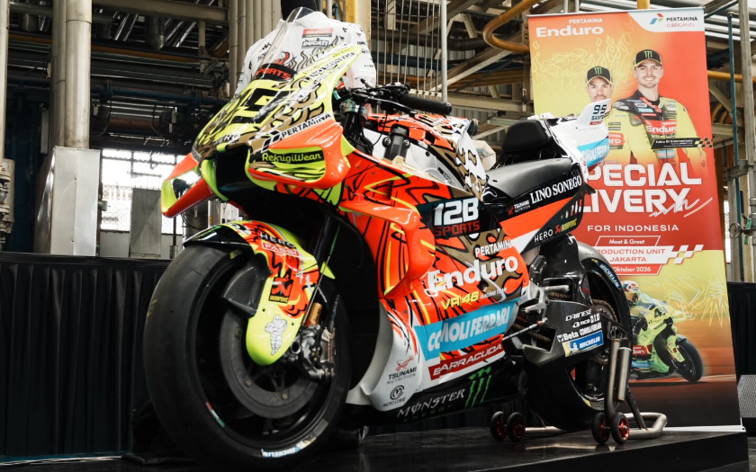 Ada Burung Garuda di MotoGP Mandalika, Pertamina Enduro VR46 Tampil Makin Sangar