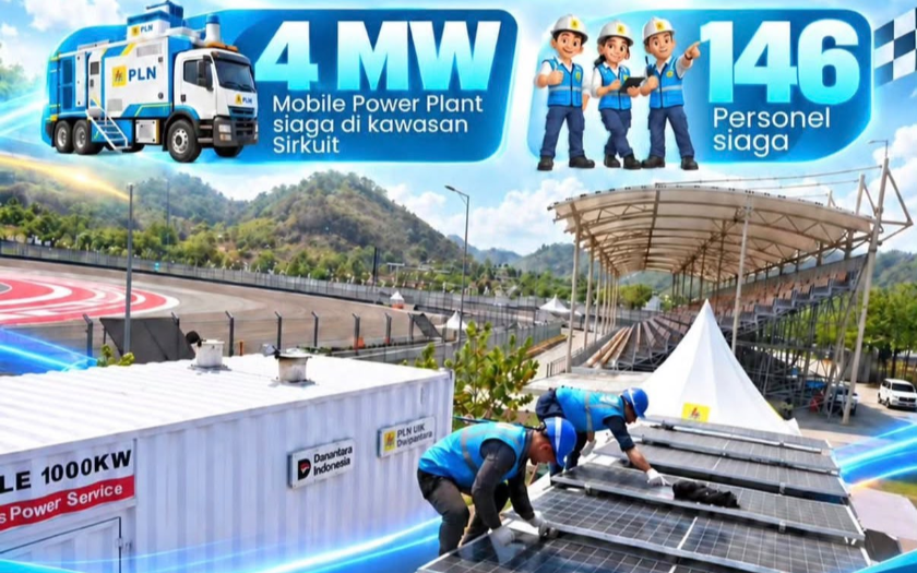 PLN Pastikan Infrastruktur Kelistrikan Aman Demi Kelancaran MotoGP Mandalika 2026