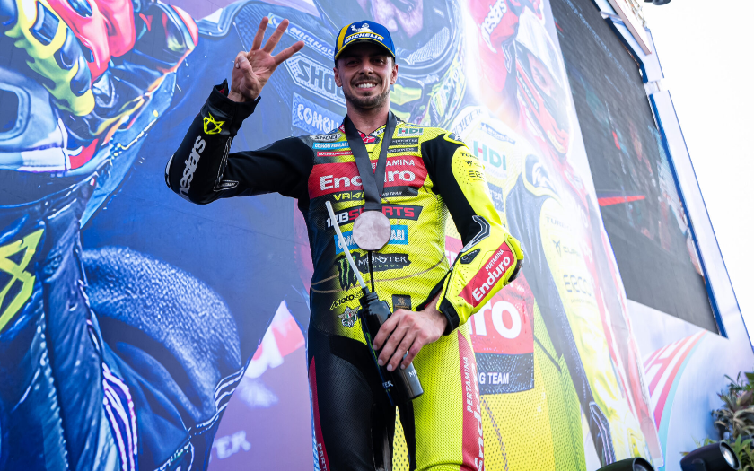 Kado Ulang Tahun Fabio Di Giannantonio, Raih Podium Sprint Race Pertamina Grand Prix of Indonesia 2026