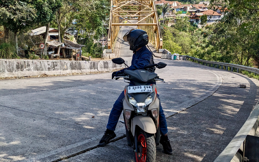 Kuat Banget! Yamaha Gear Ultima Ini Berhasil Taklukkan 5 Tanjakan Ekstrem di Jawa Barat