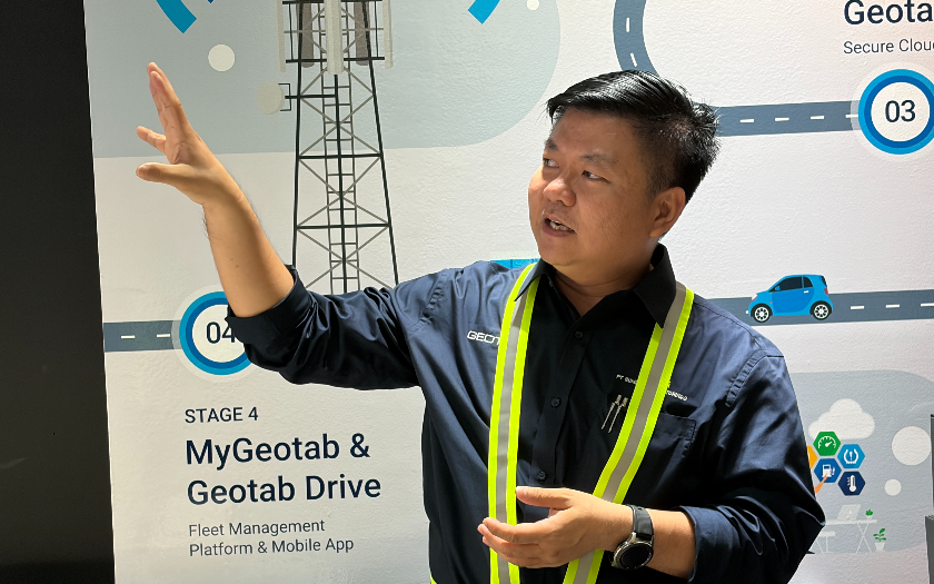 Wayman Anwar, Pengembangan Telematika Geotab di Indonesia untuk Efisiensi dan Keselamatan 