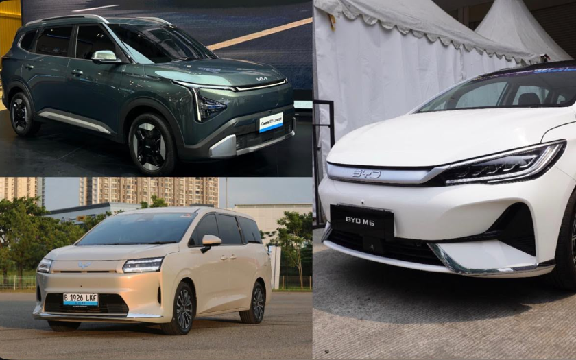 Sengit! Komparasi MPV Listrik 7-seater: Kia Carens EV vs BYD M6 EV vs Wuling Darion EV
